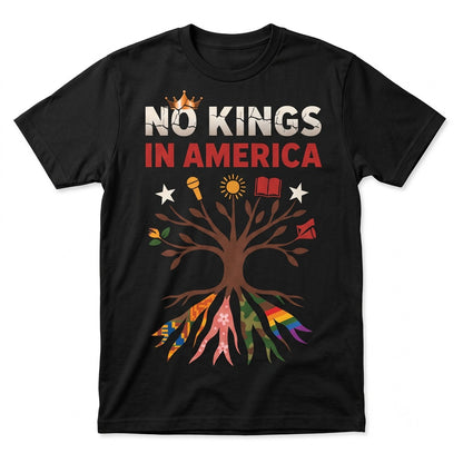 No Faux King Way 8647 Anti Trump Political Activist Rally Resist Fascism Graphic Apparel Unisex TShirt