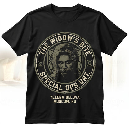 Vintage Yelena Belova Retro Comic Superhero Graphic Apparel, Thunderbolts Fan Merch Top, Unisex TShirt