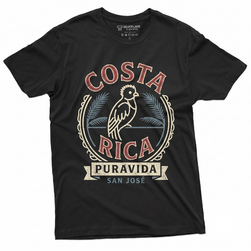 Costa Rica National Flag Patriotic Country Pride Souvenir Travel Lover Friend Apparel Gift Unisex TShirt