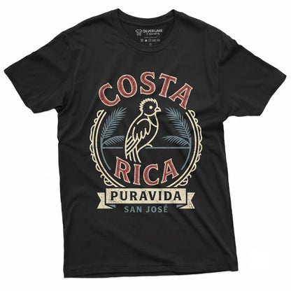 Costa Rica National Flag Patriotic Country Pride Souvenir Travel Lover Friend Apparel Gift Unisex TShirt