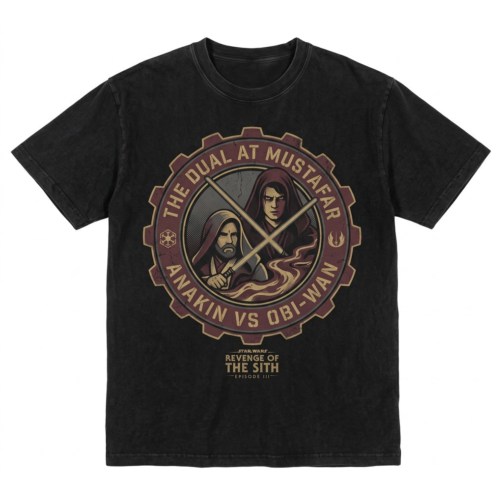 Oversized Revenge of the Sith Anakin Skywalker Vintage Retro Sci-Fi Graphic Pullover Unisex TShirt