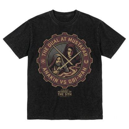 Oversized Revenge of the Sith Anakin Skywalker Vintage Retro Sci-Fi Graphic Pullover Unisex TShirt