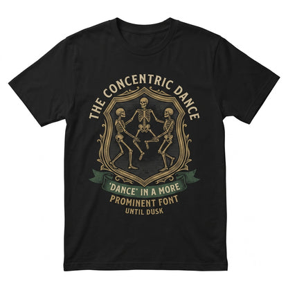 Dancing Skeleton Graphic Vintage Halloween Retro Spooky Season Apparel Unisex TShirt