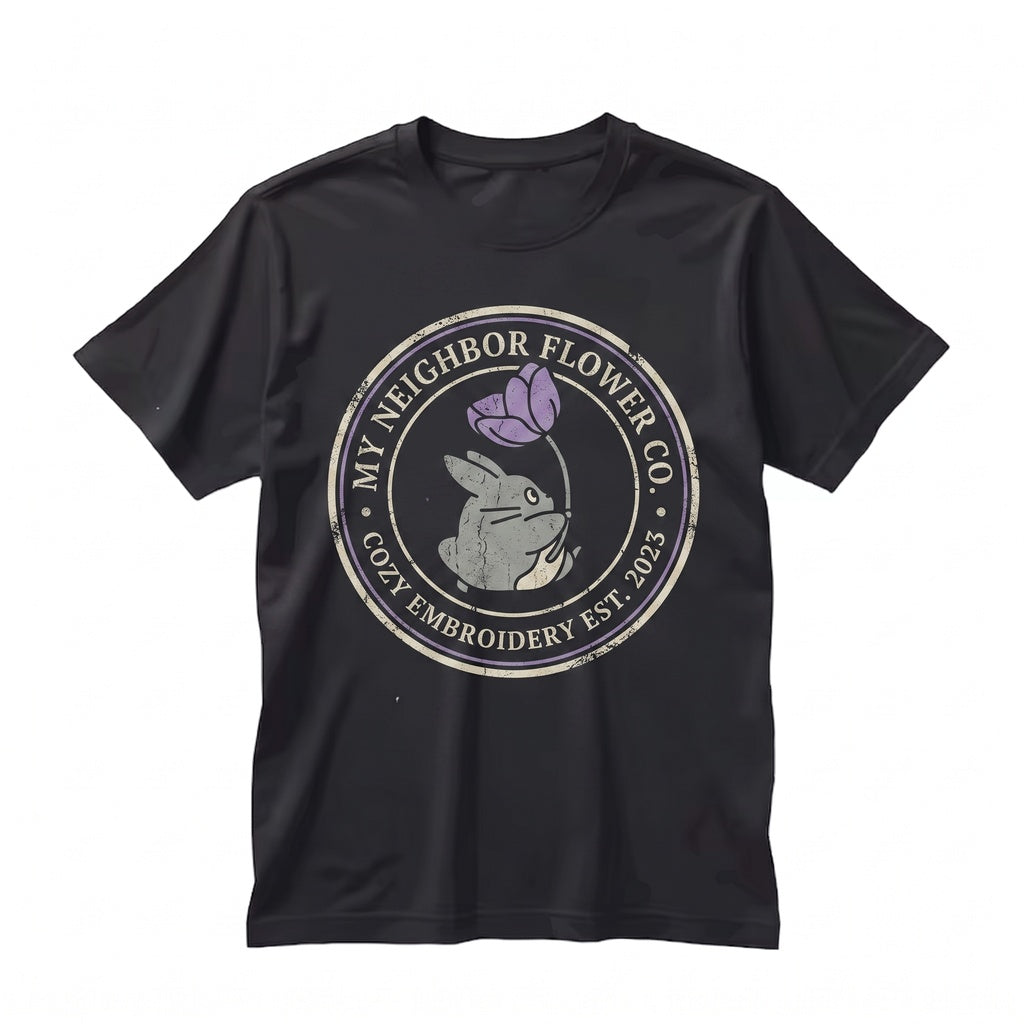 Forest Spirit Embroidered Woodland Sprite Graphic Unisex TShirt