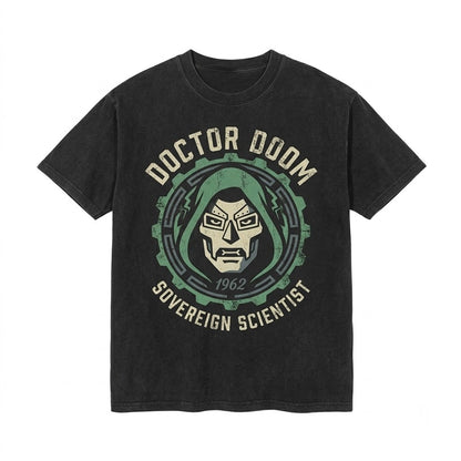 Vintage Doctor Doom Comic Graphic Apparel Victor Von Doom Retro Supervillain Graphic Unisex TShirt