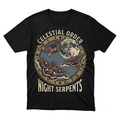 Three Cecropia Luna Moth Moon Night Graphic Enthusiast Gift Unisex TShirt