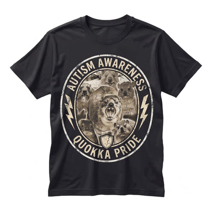 Hyrax Autism Vintage Retro Graphic Novelty Gift For Men Women Unisex TShirt