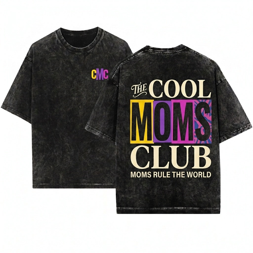 Cool Mama Social Club Life Mothers Day Gift Unisex Wash T-Shirt