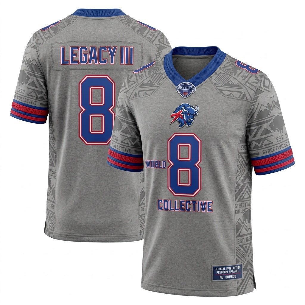 Unisex Breathable Stitched Game Day Football Fan Jersey - Lightweight Athletic Mesh Shirt
