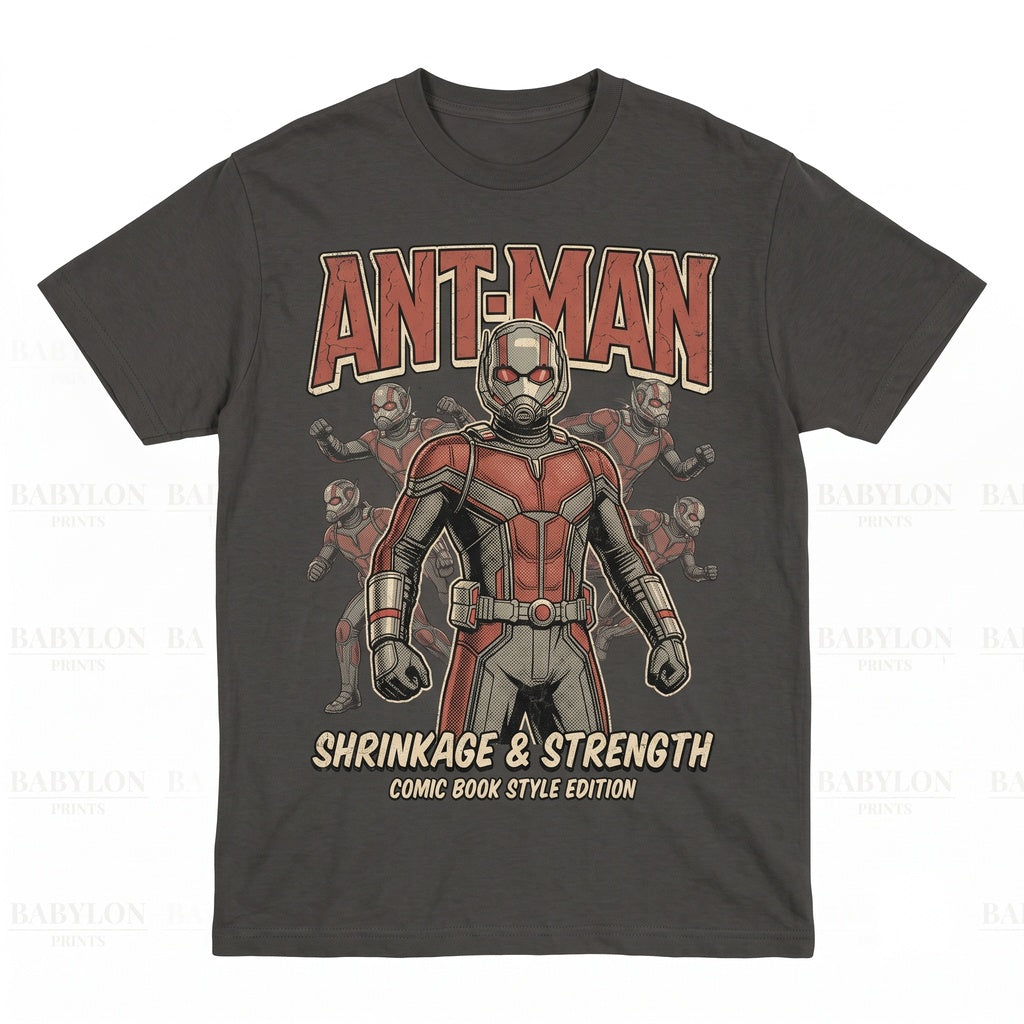 Vintage Ant-Man Superhero Graphic Retro Quantum World Fan Gift Unisex TShirt