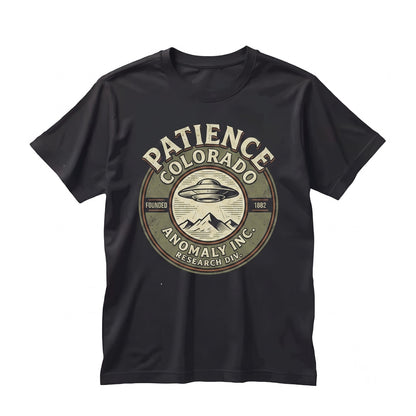 Retro Patience Colorado UFO Sci-Fi Alien Television Series Graphic Apparel Unisex TShirt