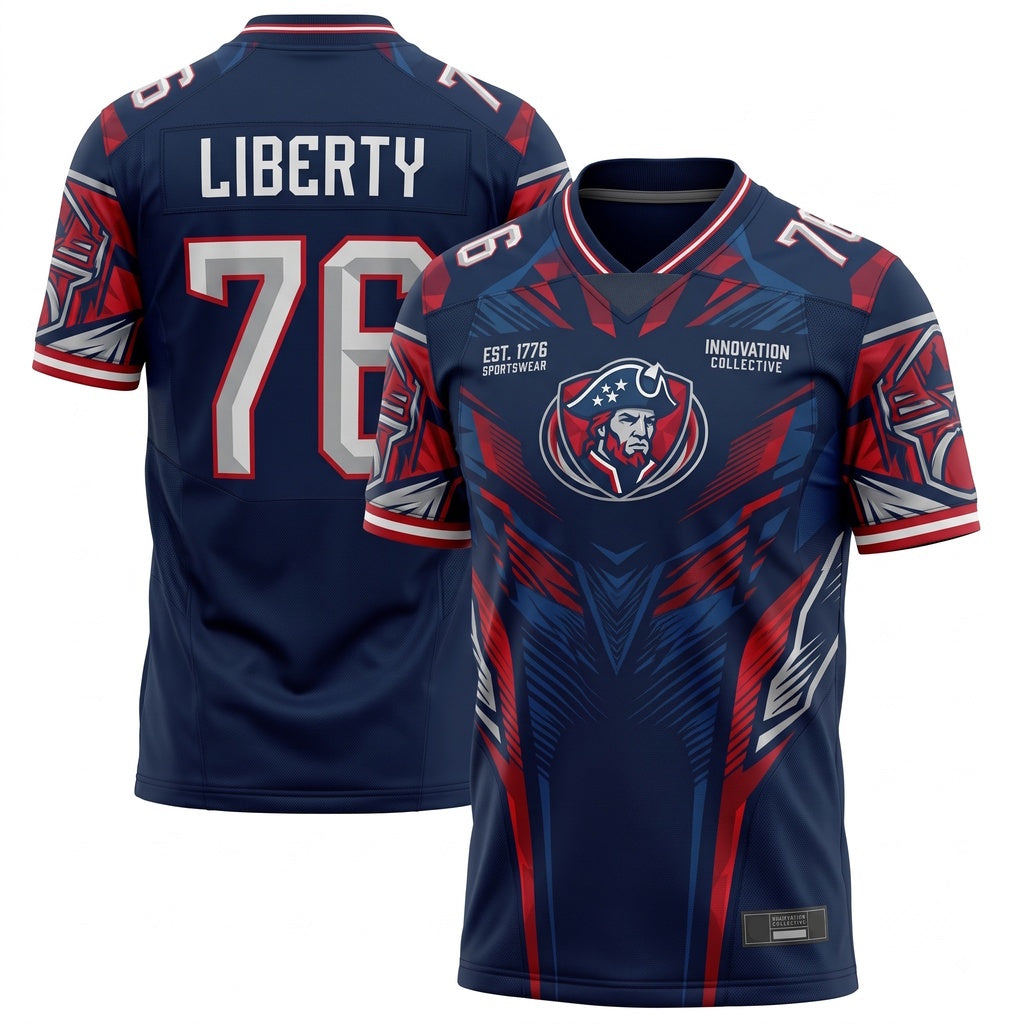 Unisex Football Fan Jersey - Lightweight Breathable Stitched Game Day Mesh Shirt