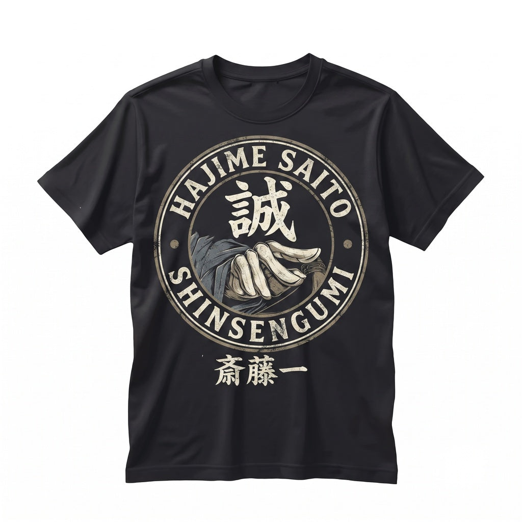 Japanese Ronin Swordsman Anime Fan Jersey Short Sleeve Unisex TShirt
