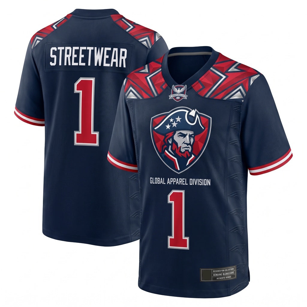 Unisex Game Day Football Jersey - Breathable Stitched Mesh Athletic Fan Top