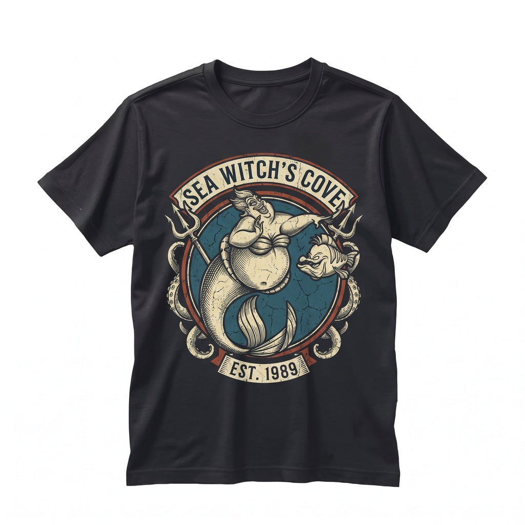 Cute Sea Witch Octopus Tentacles Graphic Apparel Unisex TShirt