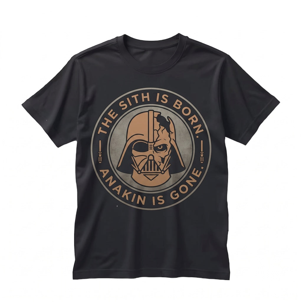 Oversized Darth Vader Retro Sci-Fi Villain Graphic Galaxy Print Cotton Unisex TShirt