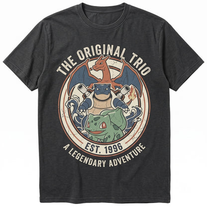 Kanto Starter Anime Monster Sleeveless Graphic Tank Top, Retro Y2K Streetwear Charizard Blastoise Venusaur Unisex TShirt