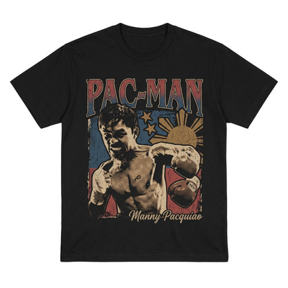 Manny Pacquiao Boxing Legend Vintage Filipino Pride Champion Fighter Graphic Unisex TShirt
