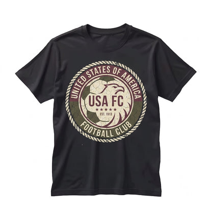 Vintage USA Soccer America Football Graphic Retro Tournament Fan Apparel Unisex TShirt