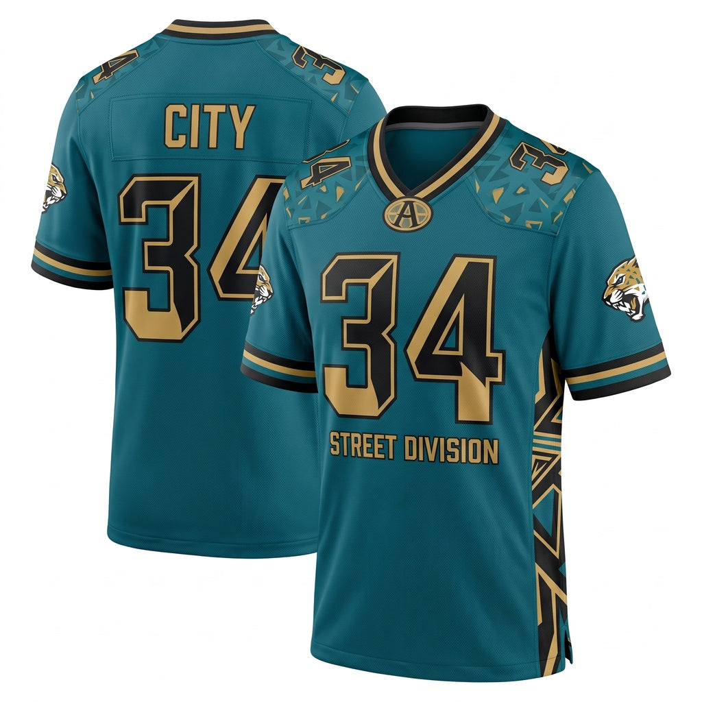 Unisex Football Fan Jersey, Breathable Mesh Game Day Athletic Jersey