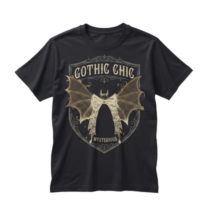 Halloween Bat Lace Gothic Spooky Witchy Fashion Graphic Apparel Unisex TShirt