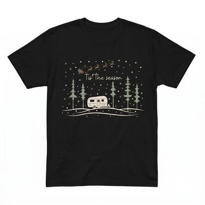 Christmas Camper Holiday Festive Outdoor Graphic Apparel Unisex TShirt