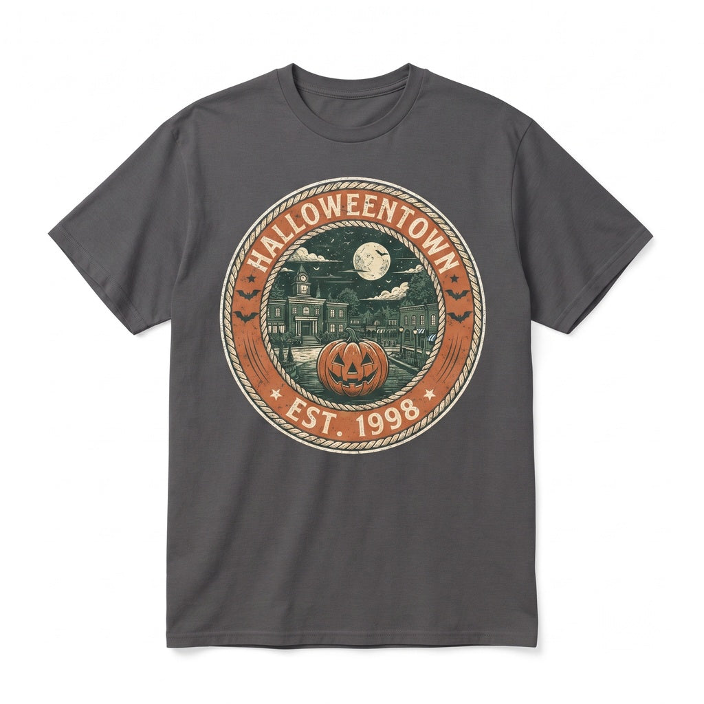Spooky College 1998 Retro Autumn Graphic Apparel Unisex TShirt
