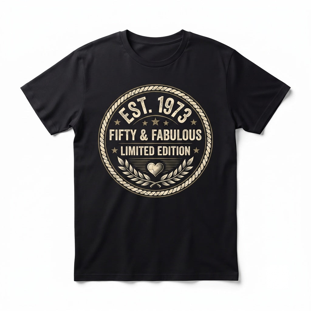50th Birthday Shirt, Fifty Tee Unisex TShirt
