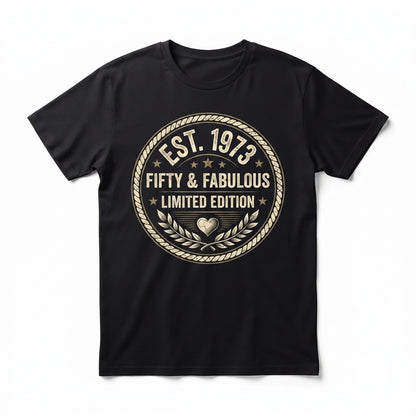50th Birthday Shirt, Fifty Tee Unisex TShirt