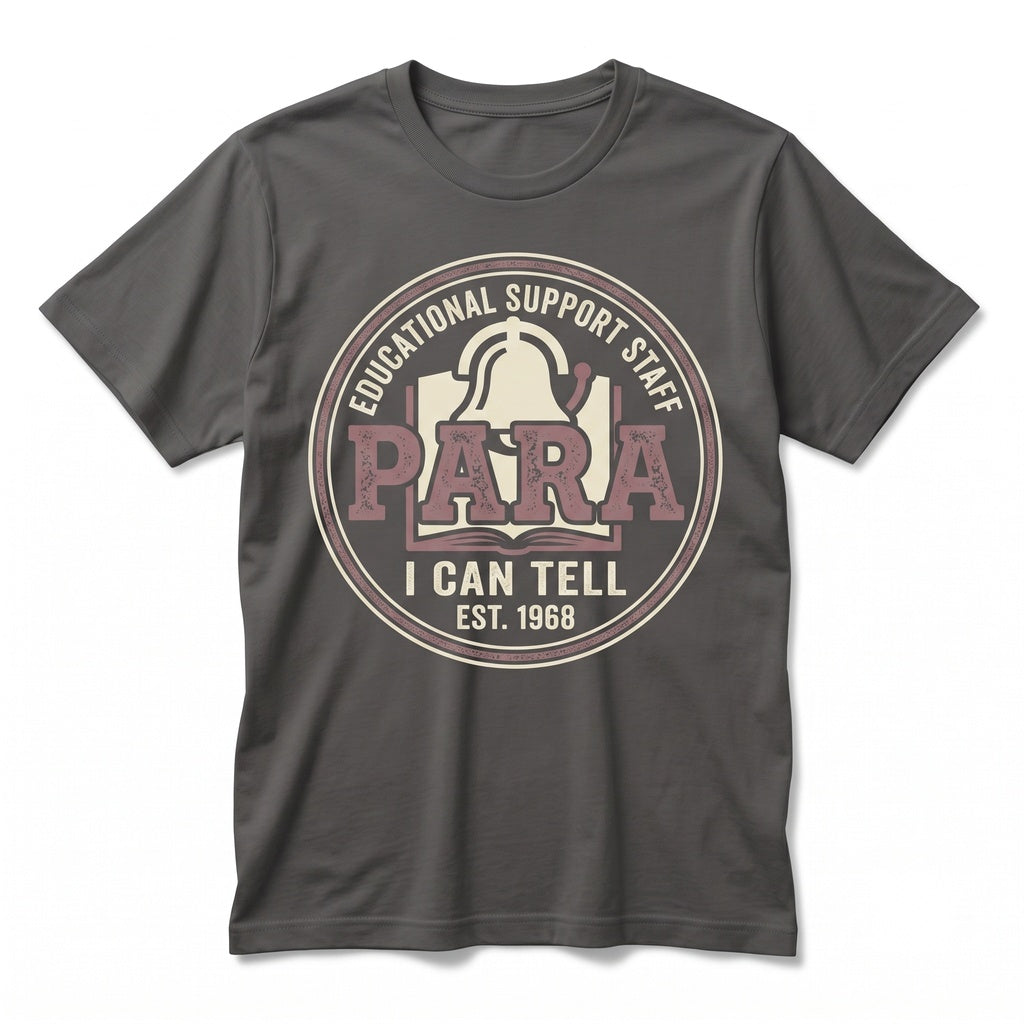 Shes A Paraprofessional I Can Tell Western Girly Teacher Aide Gift Funny Educator Apparel Unisex TShirt