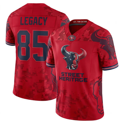 Unisex Game Day Football Fan Jersey - Stitched Breathable Athletic Mesh Top