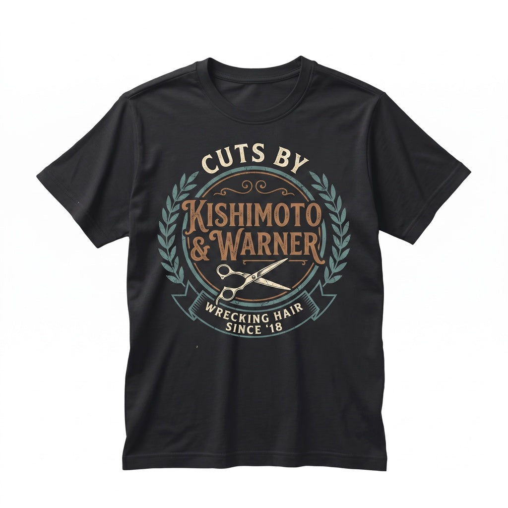 Embroidered Cuts By Kishimoto And Warner Dystopian Bookish Romance Fan Merch Gift Unisex TShirt