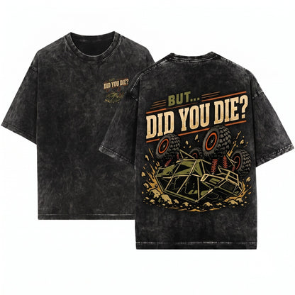 Funny SXS UTV Off-Roading Side-by-Side Rider Novelty Gift Unisex Wash T-Shirt