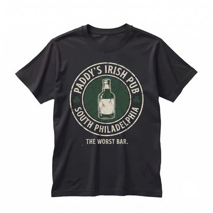Paddys Irish Pub Front Back Graphic Funny St. Patricks Day Apparel Unisex TShirt