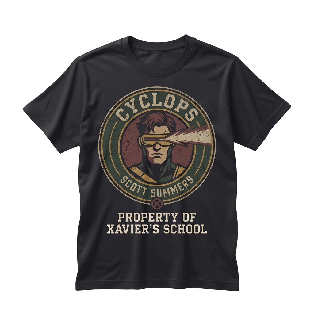 Vintage Scott Summers Graphic Top, Retro 90s Mutant Leader Comic Fan Gift, Optic Blast Merch Unisex TShirt