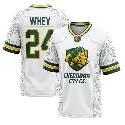 Unisex Stitched Game Day Football Jersey - Breathable Lightweight Mesh Fan Shirt