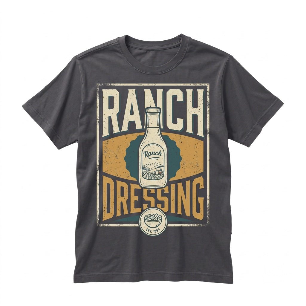Ranch Dressing Graphic Funny Foodie Apparel Food Lover Gift Unisex TShirt