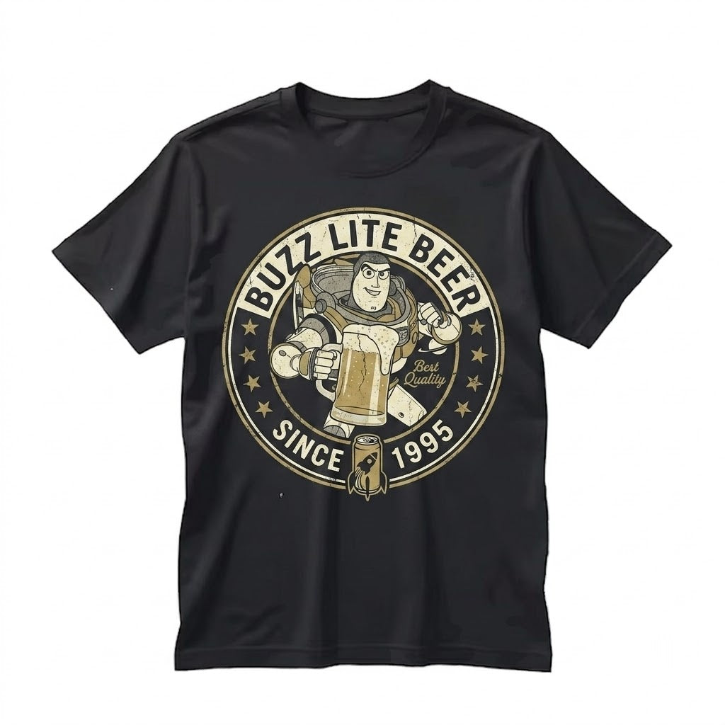 Cosmic Ranger Beer Graphic Space Command Brewery Apparel Unisex TShirt