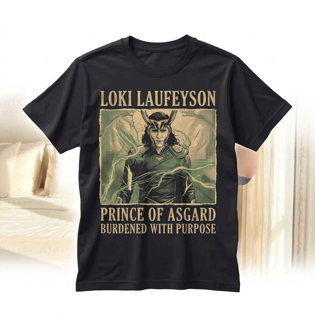 Vintage Loki God of Mischief Retro Tom Hiddleston Graphic TV Series Fan Apparel Unisex TShirt