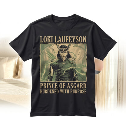 Vintage Loki God of Mischief Retro Tom Hiddleston Graphic TV Series Fan Apparel Unisex TShirt