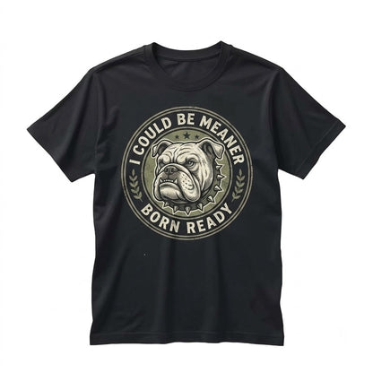 Funny Bulldog Graphic Vintage Dog Meme Humor Retro Apparel Unisex TShirt