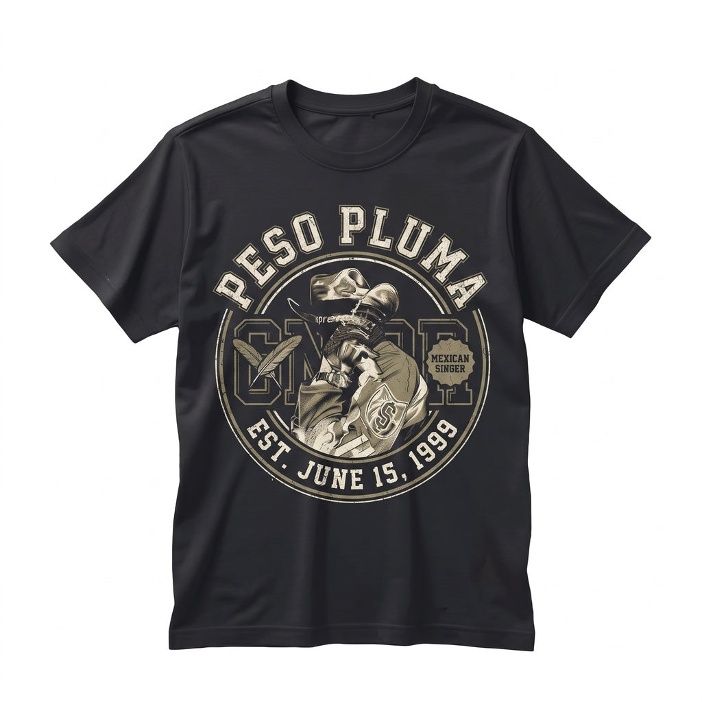 Peso Pluma Vintage Double P Rapper Tee Hassan Emilio Kabande Laija Dinastia Cartel Unisex TShirt