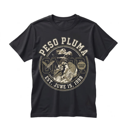 Peso Pluma Vintage Double P Rapper Tee Hassan Emilio Kabande Laija Dinastia Cartel Unisex TShirt