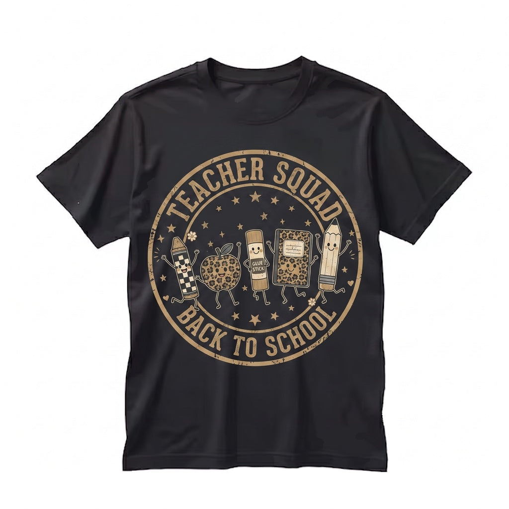 Cute Teacher Appreciation Back To School First Day Classroom Supplies Doodles Unisex TShirt