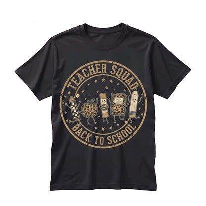Cute Teacher Appreciation Back To School First Day Classroom Supplies Doodles Unisex TShirt