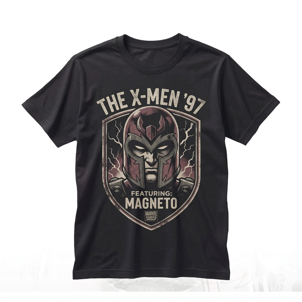 Magneto Was Right Vintage Graphic Comic Superhero Villain Oversized Double-Sided Mutant Unisex TShirt