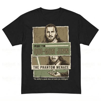 Vintage Qui-Gon Jinn Graphic Retro Jedi Master Phantom Menace Sci-Fi Apparel Sweatshirt Unisex TShirt