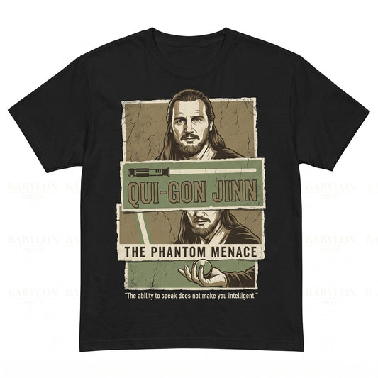 Vintage Qui-Gon Jinn Graphic Retro Jedi Master Phantom Menace Sci-Fi Apparel Sweatshirt Unisex TShirt