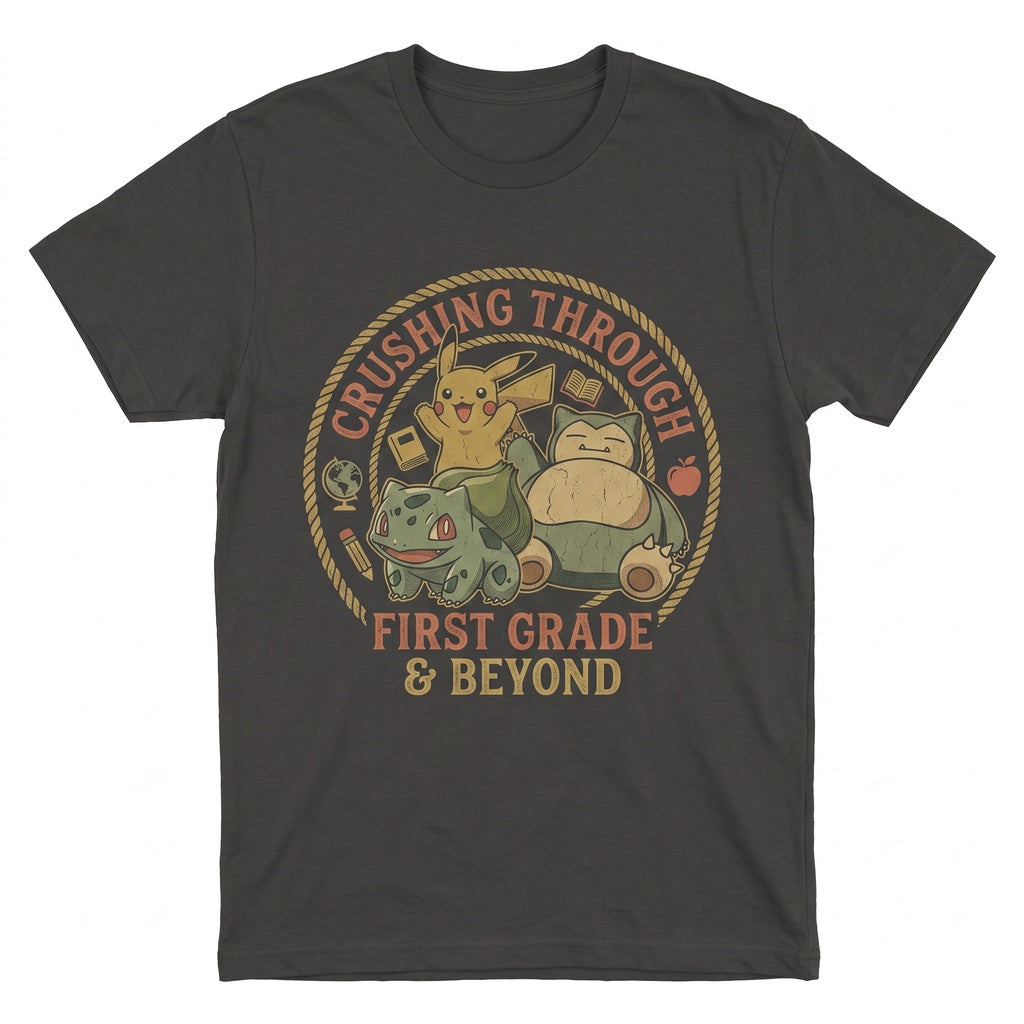 Personalized Monster Back to School Ready Crush Pre K Kindergarten First Second Third Grade Student Gift Unisex TShirt