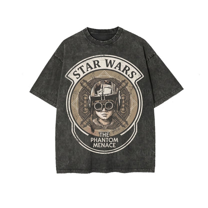 Oversized Anakin Podracing Boonta Eve Sci Fi Graphic Vintage Fan Apparel Unisex TShirt